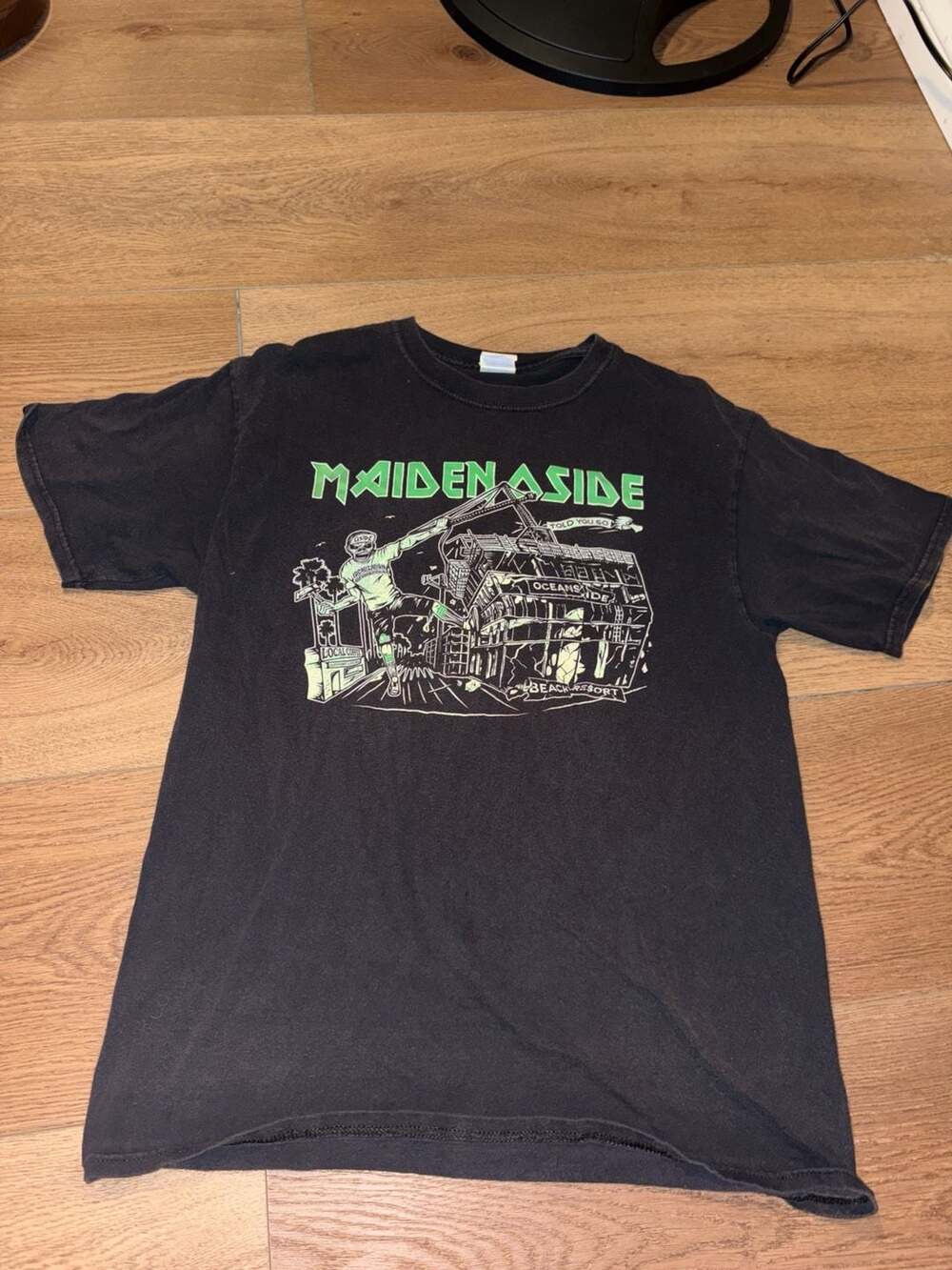 Maiden Aside Oceanside Beach Resort Graphic T-Shirt